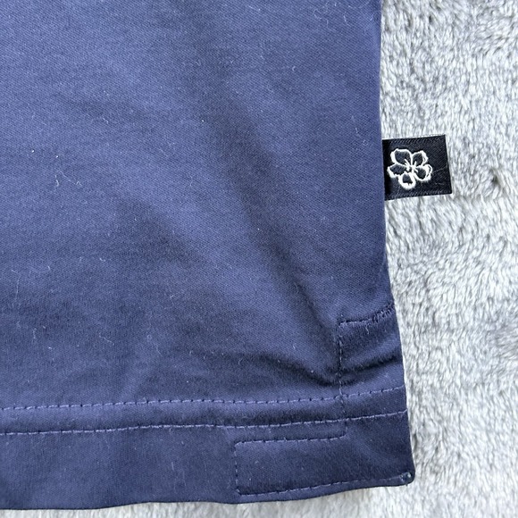 Ted Baker London Polo Mens Navy Size 4 Slim Cotton Short Sleeve Evening - Picture 6 of 14